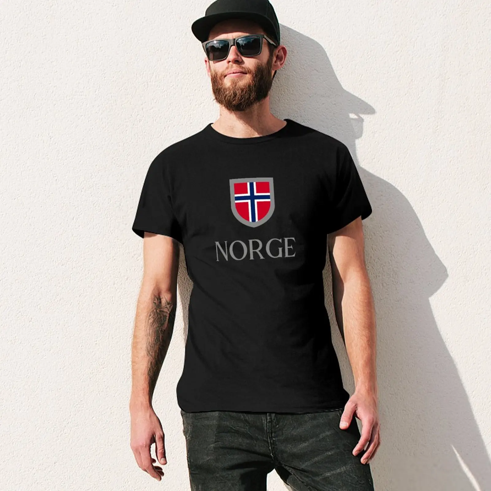 Фото Футболка Norge Grey 2 Alt, повседневная футболка к Дню Благодарения №3