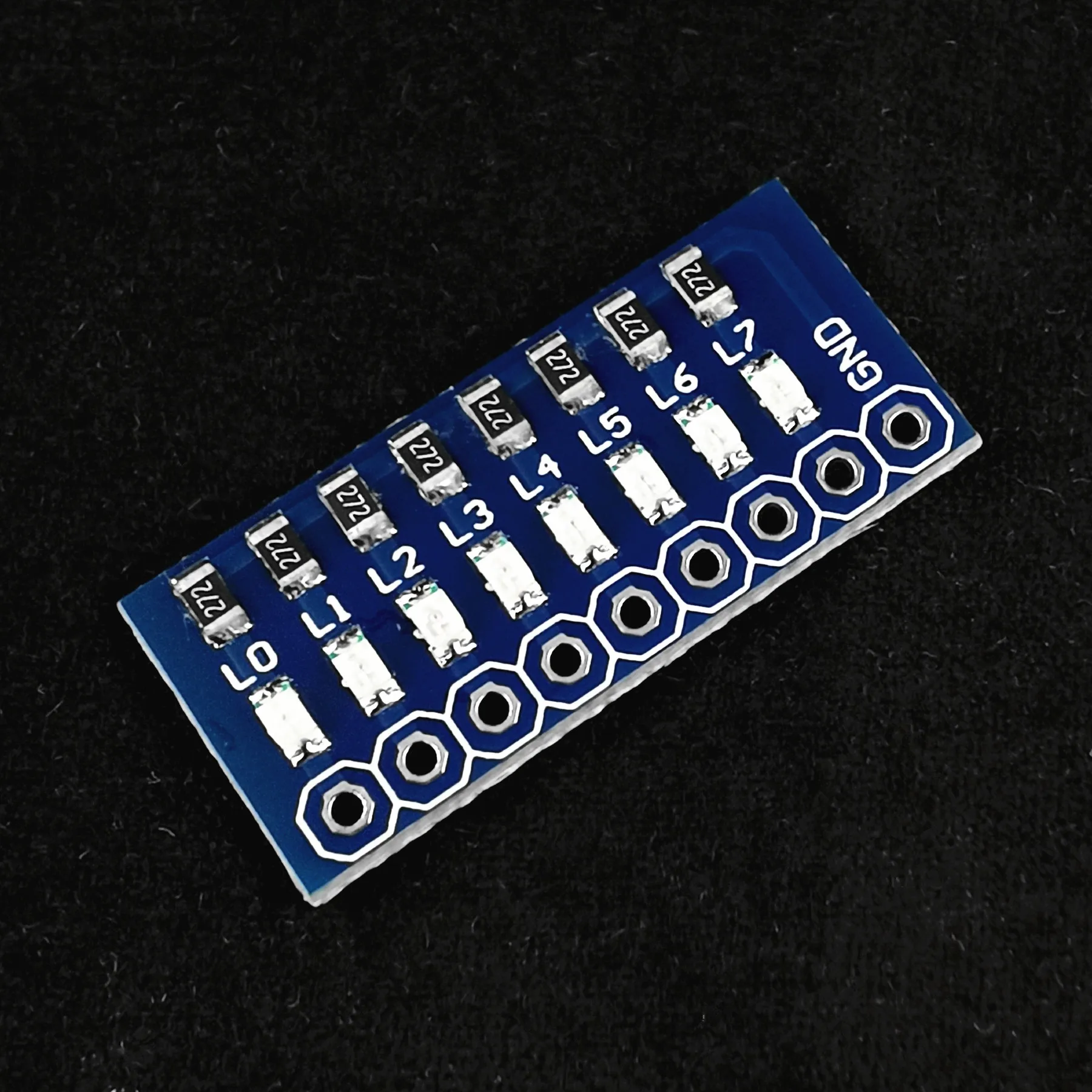 Индикатор тестовой лампы с 8-битным портом