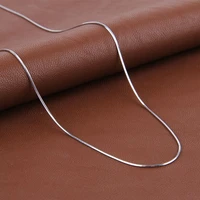 100 990 sterling silver high quality fashion hot sell snake chain trendy jewellery unisex snake necklace promotion gift