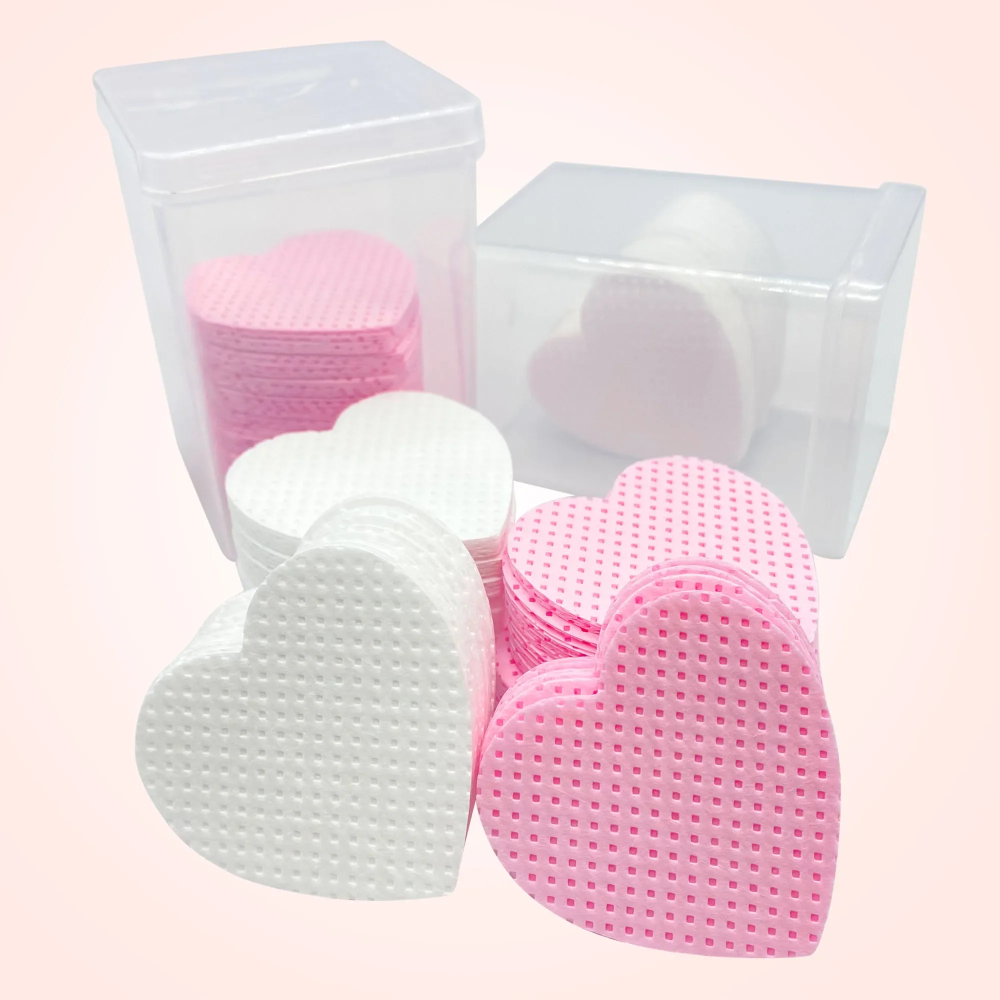 Одноразовые нетканые хлопковые подушечки для снятия макияжа наращивания ресниц