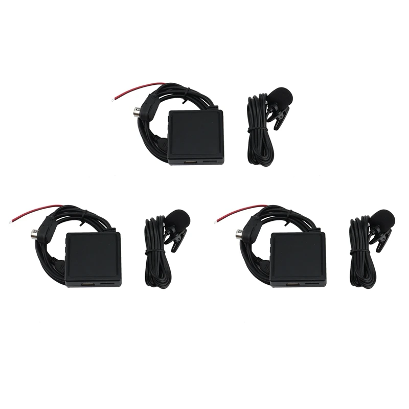 3X Bluetooth AUX USB кабель адаптер Аудио Микрофон для Alpine Ai-NET JVC KS-U58 PD100 U57