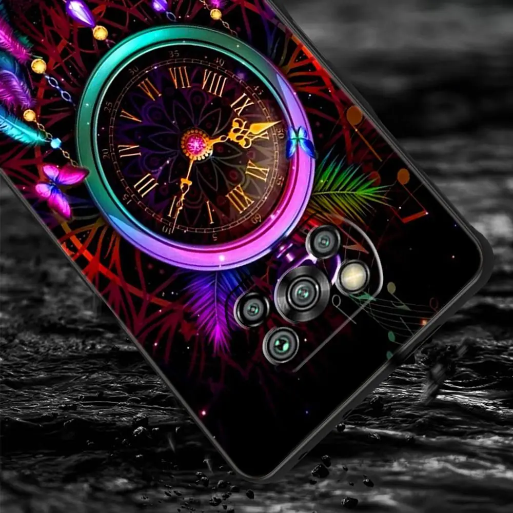 Фото Чехол для телефона Xiaomi Poco F7 F6 F5 F4 F3 X7 X6 X5 X4 X3 NFC M4 C51 C55 GT 5G, мягкий чехол из ТПУ, милый чехол-капас с мандалой и ловцом снов №4