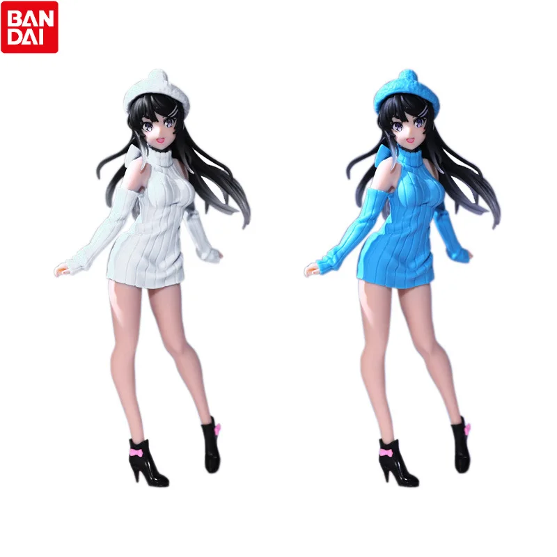 

Bandai Anime Rascal Does Not Dream of Bunny Girl Judai 20cm Taito Aobuta Sakurajima Mai Knit Dress Senpai Figure Model Toys
