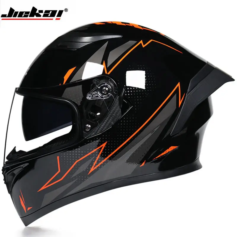 

Motorcycle Helmet Capacete De Moto Enduro Moto Equipment Motorcycle Helmet Coating Motocross Retro Helm Double Visor Capacete