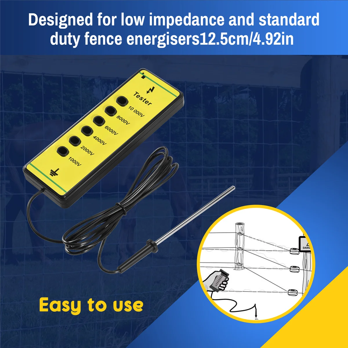 Электронный Солнечный Измеритель для ограждения