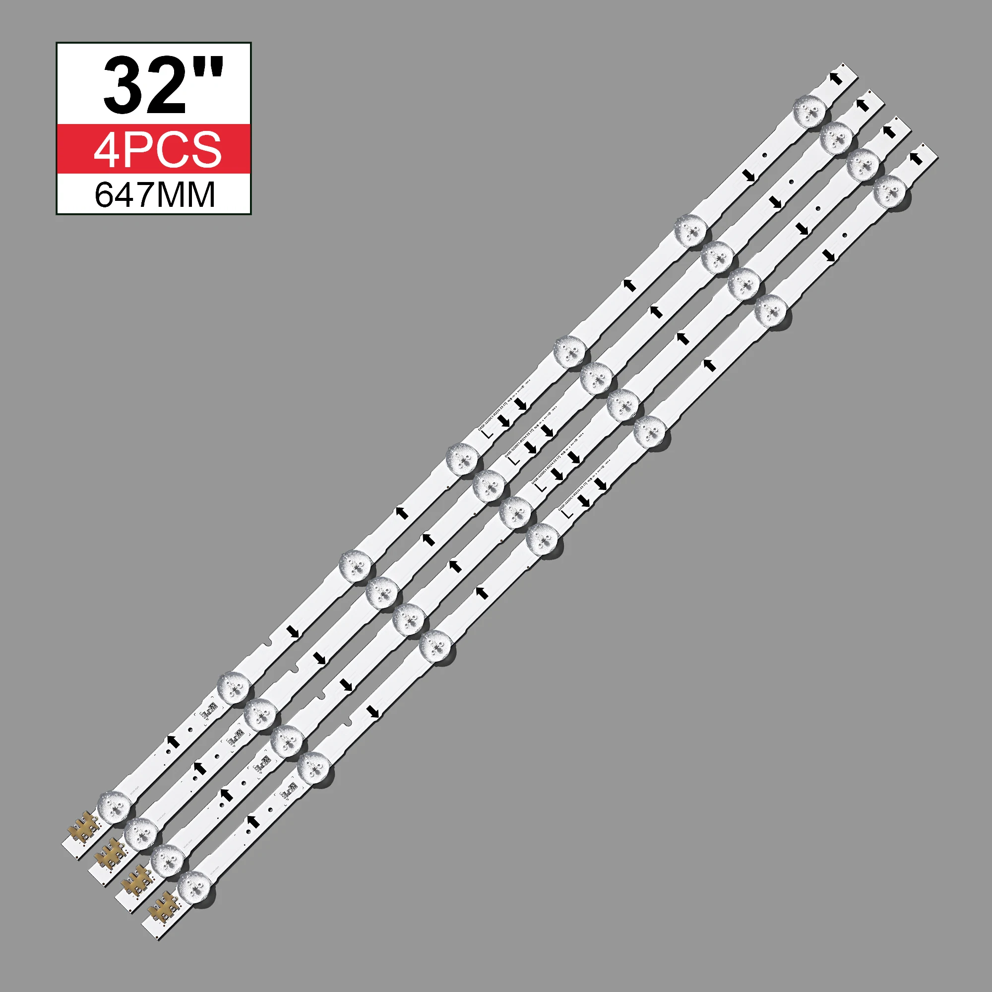 Striscia Di Retroilluminazione A Led 9 Lampada Per Samsung 32 "Tv Lt32E310 Ue32J5500 2014Svs32Fhd Lm41-00041K Ua32H5500Aj Ua32H4000Aw Cy-Gj032Bglvxh