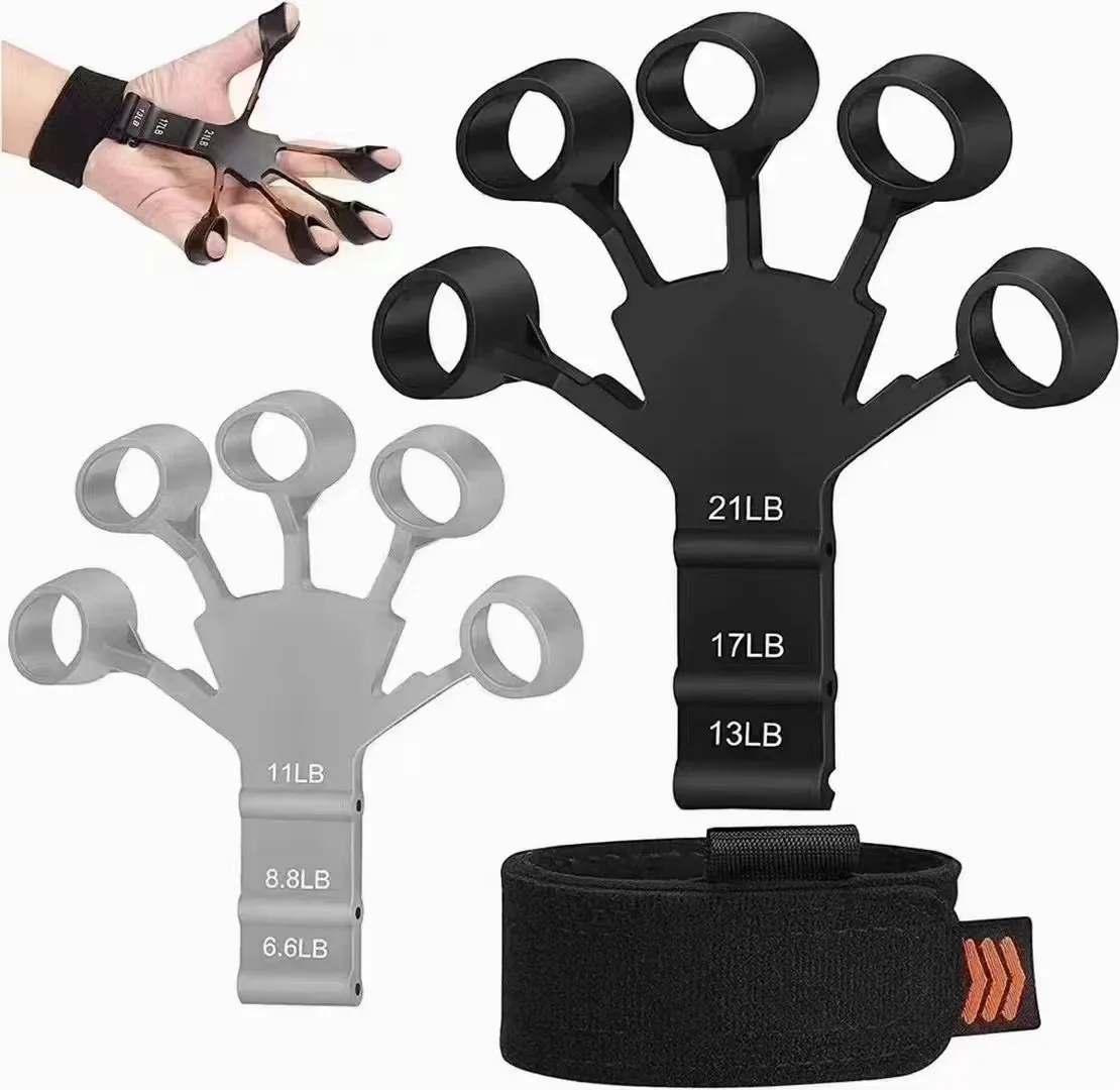 

Levels Finger Finger 6 Exerciser Exerciser Resistant Guitar Tools Strengthener Grip Hand Finger Recovery Physical Hand Gripper