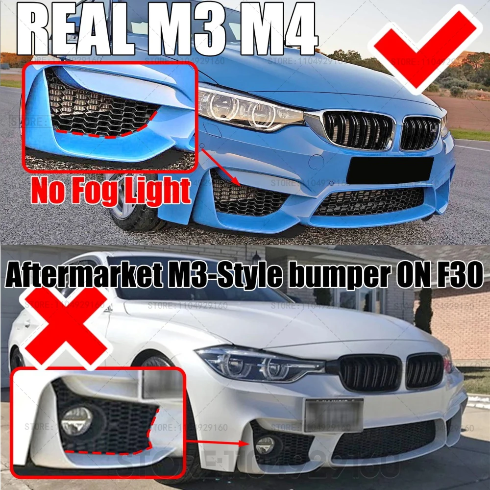 Фото Для BMW BMW BMW Bmw3 серии M3 F80 F81 4 серии M4 F82 F83 2015-2020 гг. Передний бампер, спойлер, сплиттер, диффузор, комплекты для переоборудования кузова №4