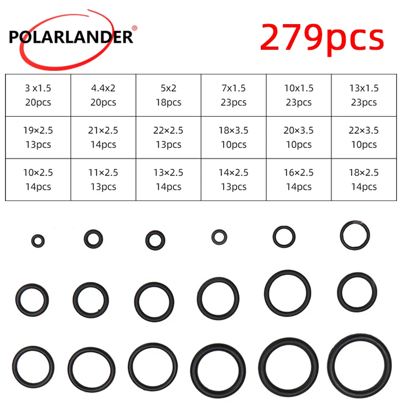 

Уплотнительное кольцо, аксессуары для кондиционера автомобиля, автомобильное Нитриловое резиновое уплотнение различных размеров, черного...