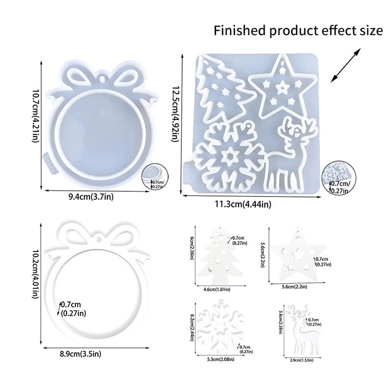 Рождественские украшения силиконовая форма сделай сам ручная работа