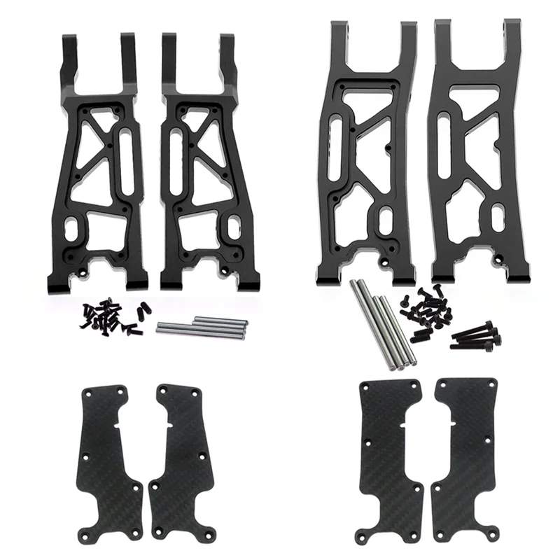 

Aluminum Front and Rear Suspension Arm with Carbon Fiber Cover for 1/8 Sledge RC Car Upgrades Parts,2