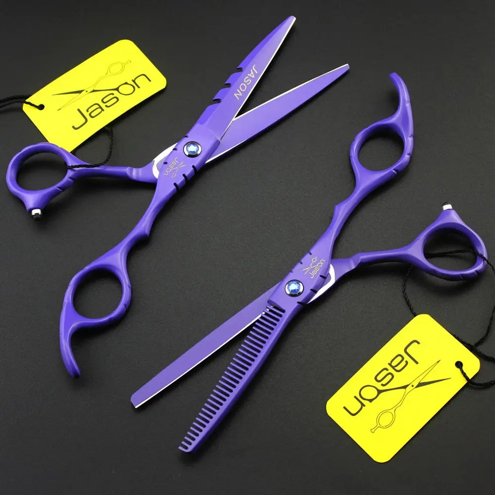 

Stainless Steel Professional Hair Cutting Scissors Barber Salon Scissors Thinning 5.5 6.0 Inch Hairdressing Shears Multi-color
