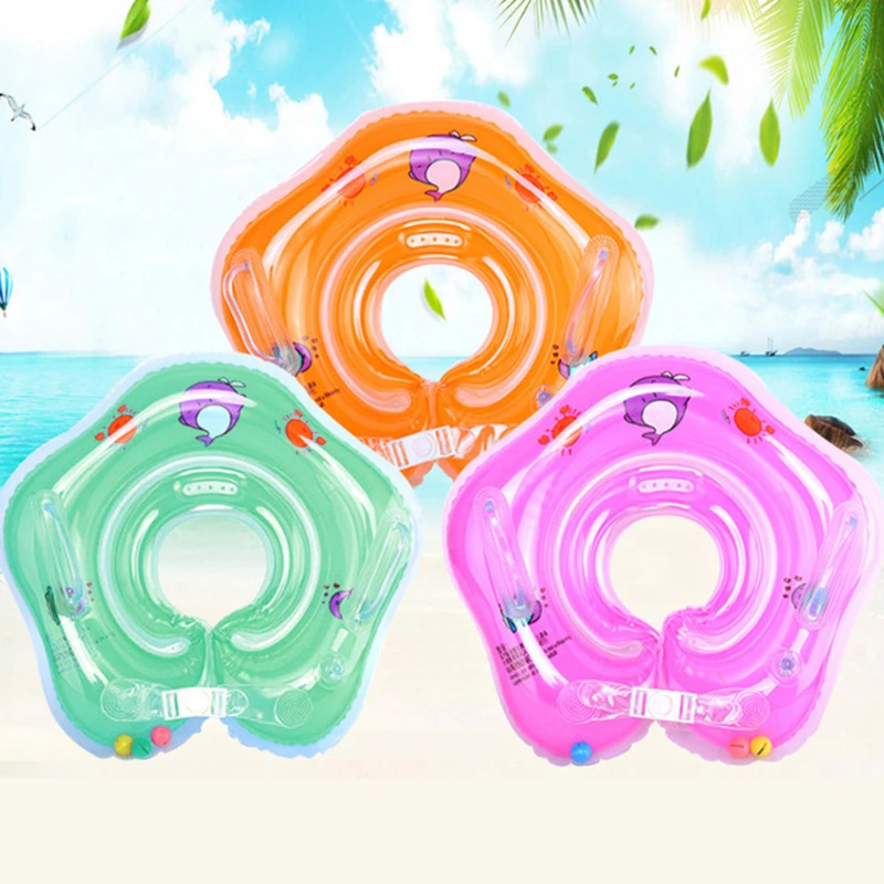 

Swimming Baby Accessories Neck Ring Tube Safety Infant Float Circle for Bathing Inflatable Water Infant Swimming Rings Water Toy