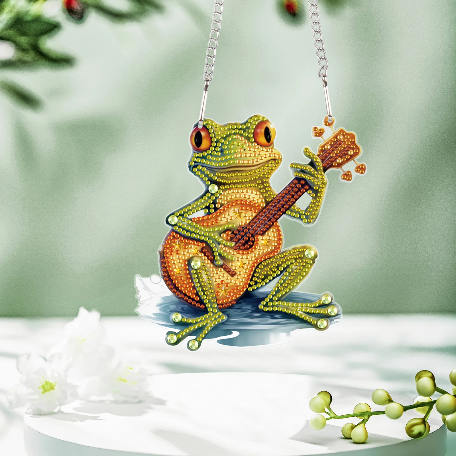 Набор для алмазной живописи с подвесками творчества сделай сам лягушкой
