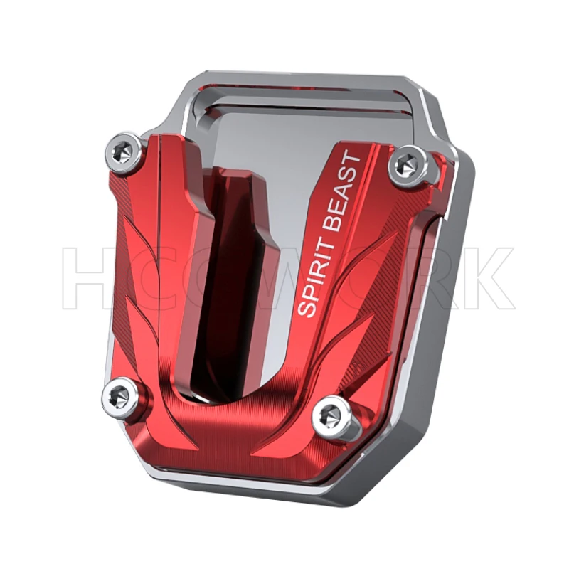 

Motorcycle Side Stand Pad Extension Enlarge Kickstand Anti-skid Modified Parts for Colove 400x Zf400gy 500x Zf500gy