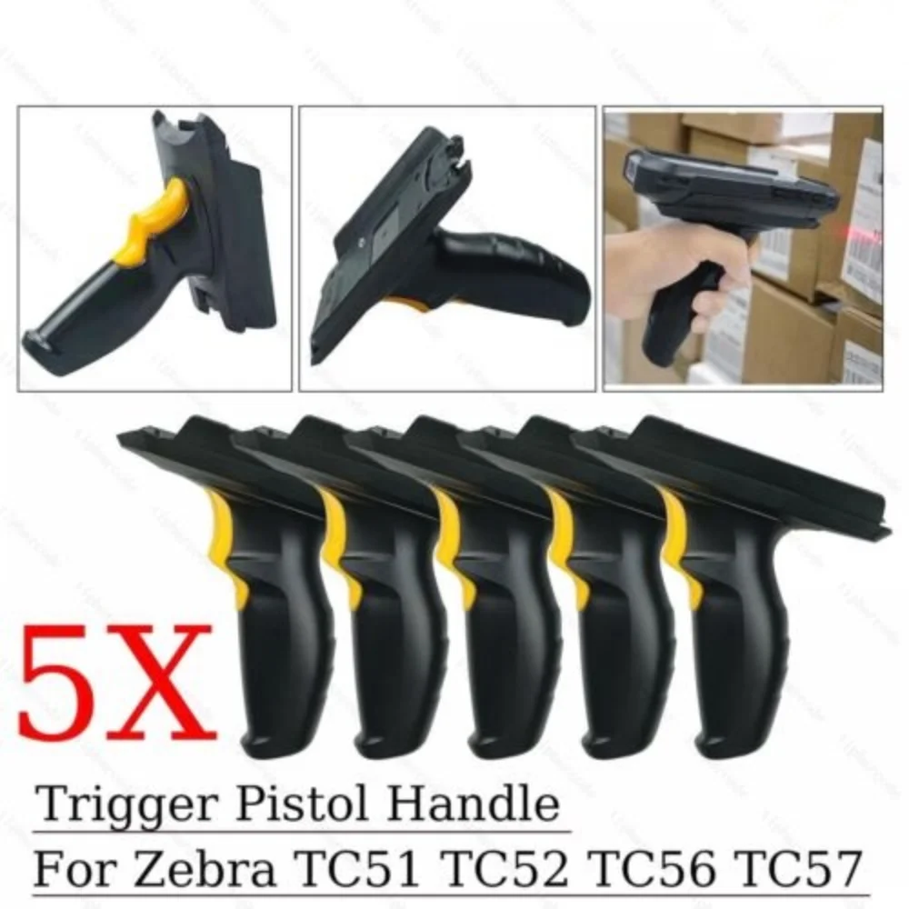 

5Pcs Snap On Trigger Pistol Grip Handle for Zebra TC51 TC52 TC56 TC57 New