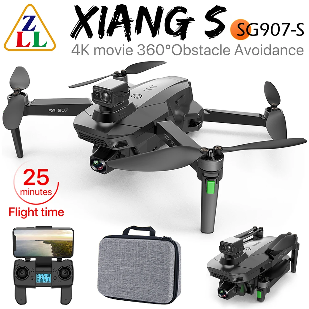 

ZLL SG907-S 4k Drone FPV Smart Video GPS Квадрокоптер с дистанционным управлением обход препятствий Профессиональный Дрон с длительным временем полета