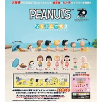 bandai genuine gashapon peanuts snoopy queue series2 anime action figure collect model toys