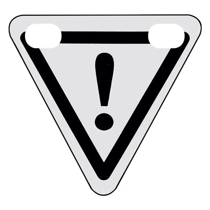 

Светоотражающая треугольная лента для рюкзака, задний отражатель для велосипеда, треугольная вывеска с высоким светоотражающим слоем и ма...