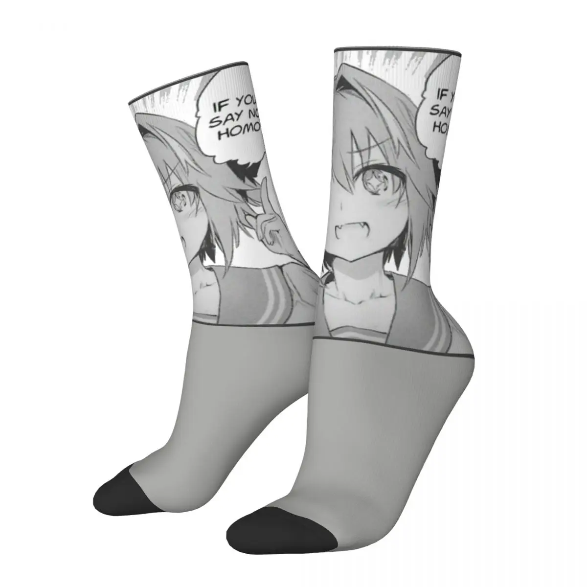 

Hip Hop Retro Astolfo Best Trap Crazy compression Socks Unisex Fate Grand Order Tactical RPG Game Seamless Printed rew Sock