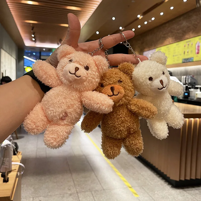 

Cartoon Plush Bear Pendant Cute Plush Doll Key Chain Pendant Mini Doll Sanrio Plush Melody Plush