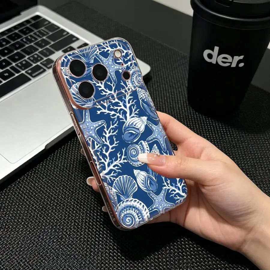 Фото Мягкий чехол для телефона Honor X9b X9a X7b X8a 90 Lite X8b X8 с узором «Голубой океан» №5