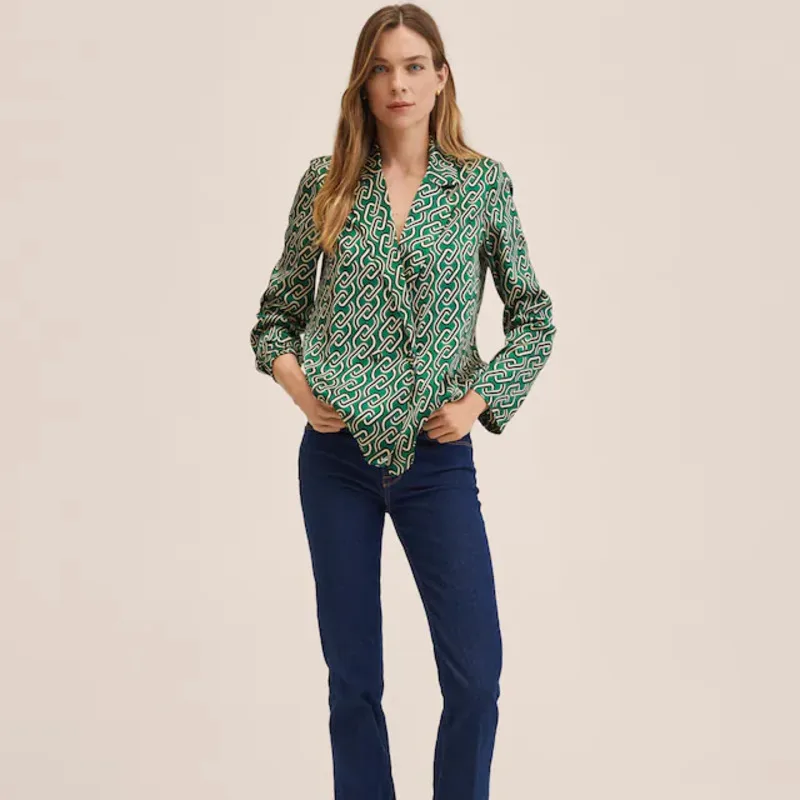 Женский блейзер с длинным рукавом свободный офисный Блейзер оверсайз принтом