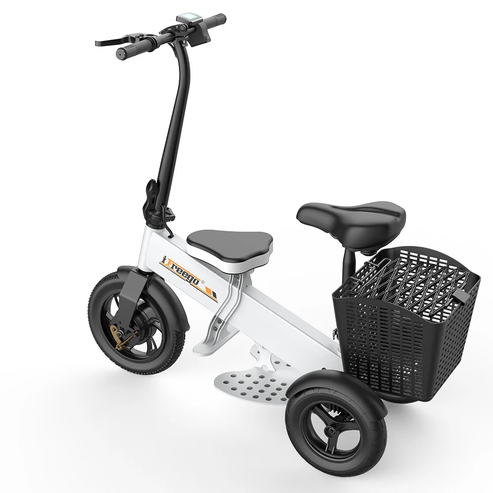 

K7-12 портативный складной электромобиль родитель-ребенок мини-трехколесный аккумулятор автомобильный литиевый аккумулятор