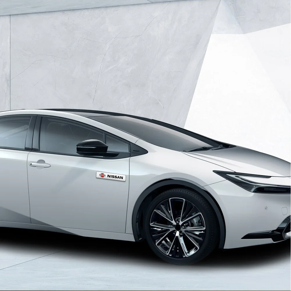 3D автомобильная алюминиевая металлическая эмблема на окно автомобиля боковое