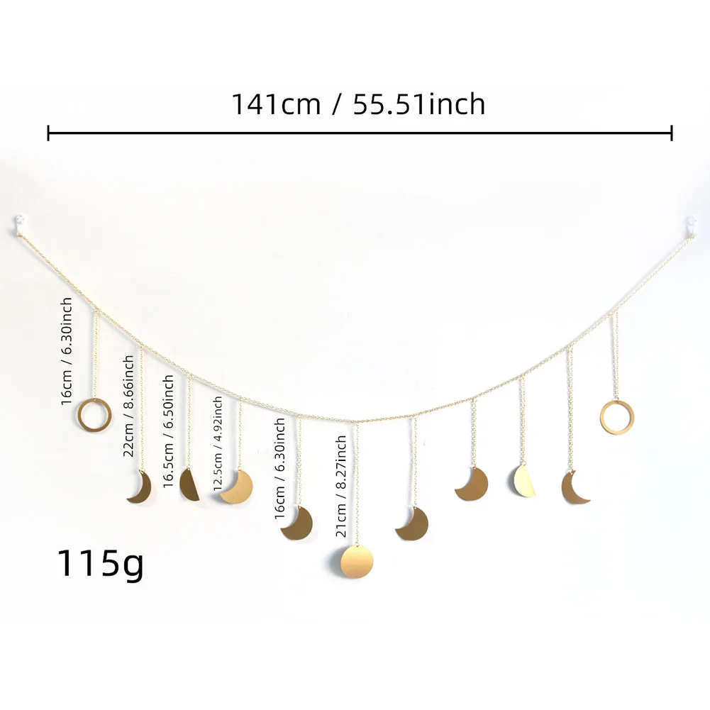 

Металлическая лунная гирлянда