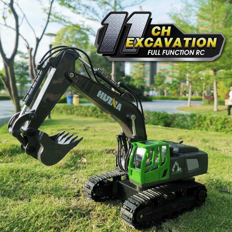 1/18 Huina 558 RC Excavator Truck RC Car toy boys caterpillar Tractor 2.4G Radio controlled Car Toys for boys Children Birthday