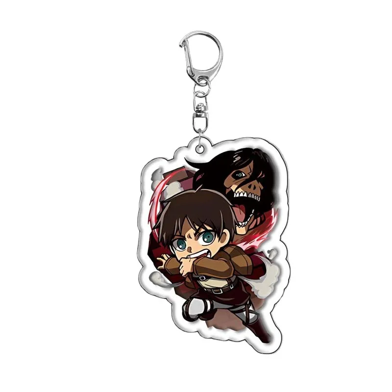Аниме титан косплей костюм Леви Аккерман Аллен йера брелок для женщин мужчин