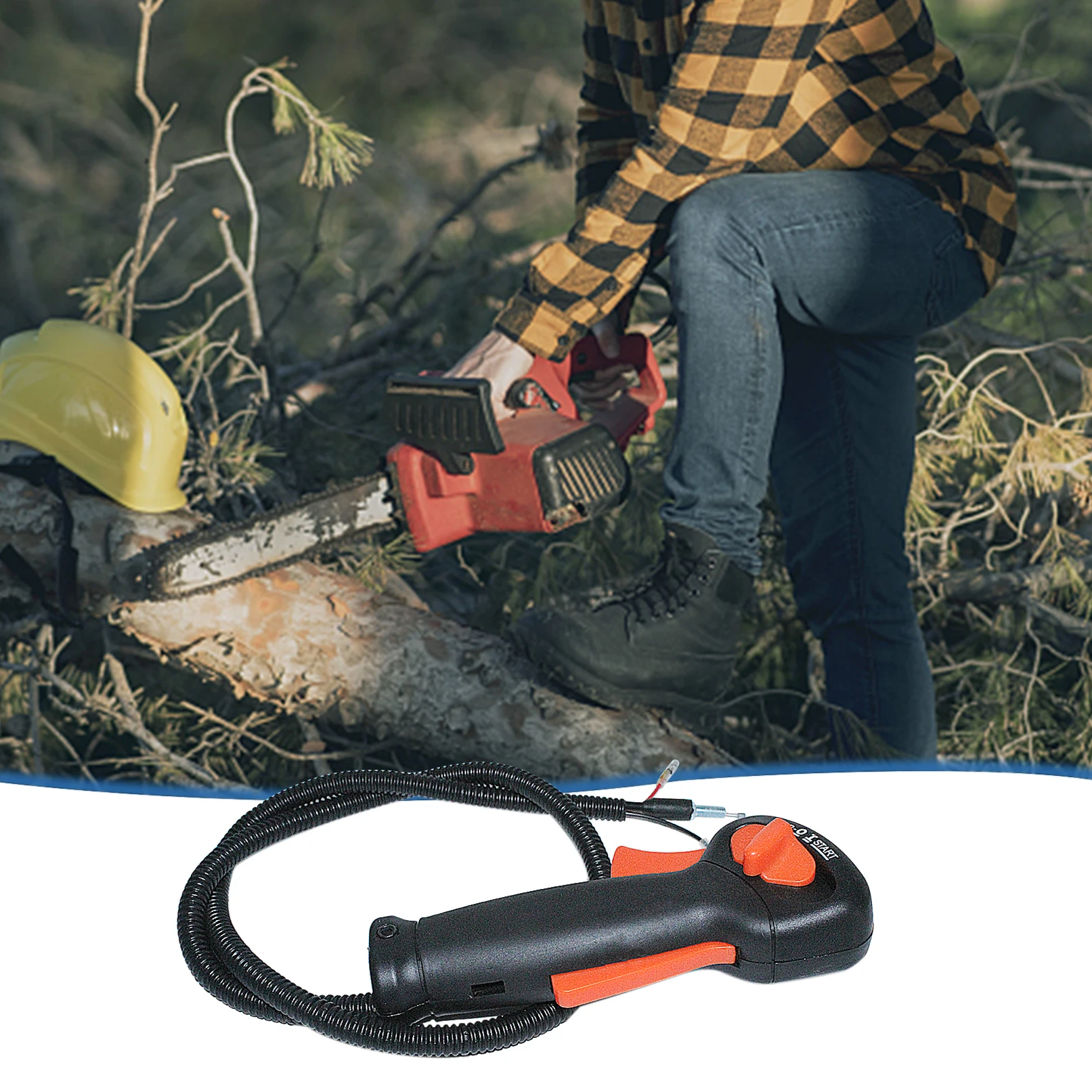 Кабель управления дроссельной заслонкой, переключатель на руле для Stihl FS120 FS200 FS250 FS120R FS200R FS250R FS350 BT121 SP200, триммер, кусторез (art.: 3920ccaefd448) - 3920ccaefd448