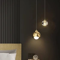 modern light luxury crystal led chandelier ac90 260v g9e27 double head long line bedroom restaurant bar decorative chandelier