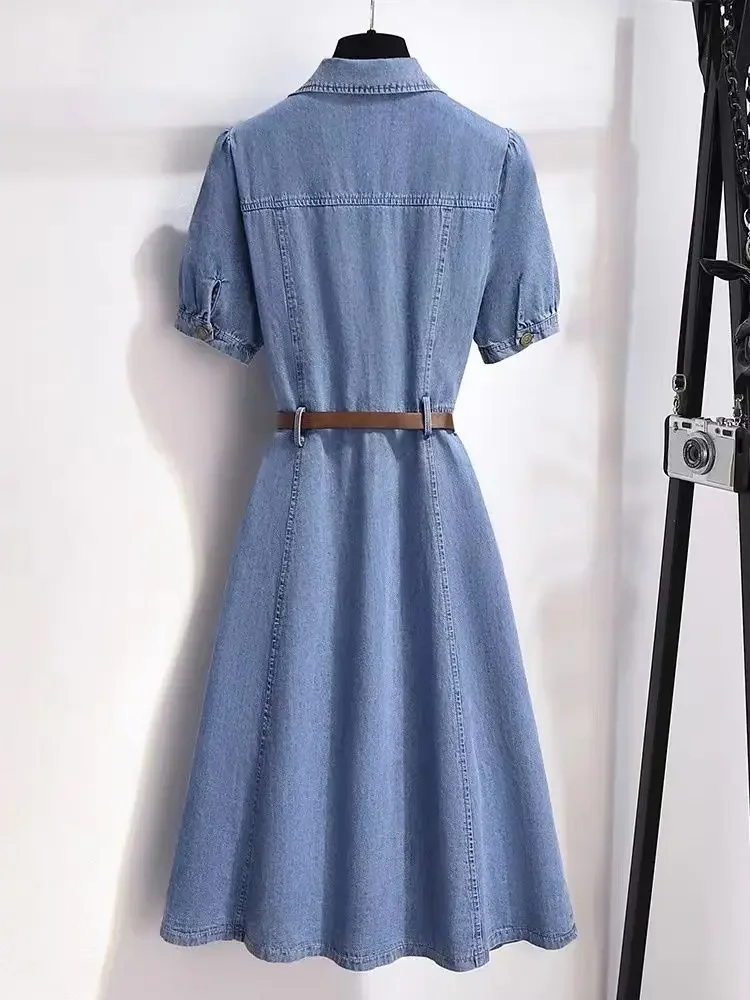 Женское повседневное платье из полиэстера