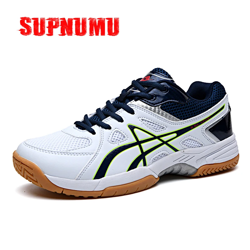 

Supnumu Volleyball Tennies Shoes Men Professional Court Sport Sneakers Breathable Man Badminton Sneaker Trainers Tenis Masculino