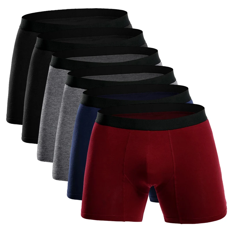 

Underwear Men Long style Men's Boxers Boxer New Breathable Underpants Big