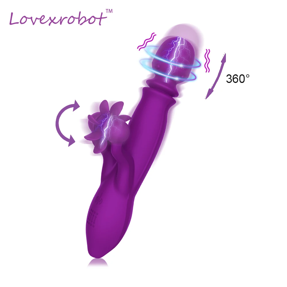 Выдвижной вращающийся Мощный 7 скоростей G кастрюля Женский Вибратор для женщин