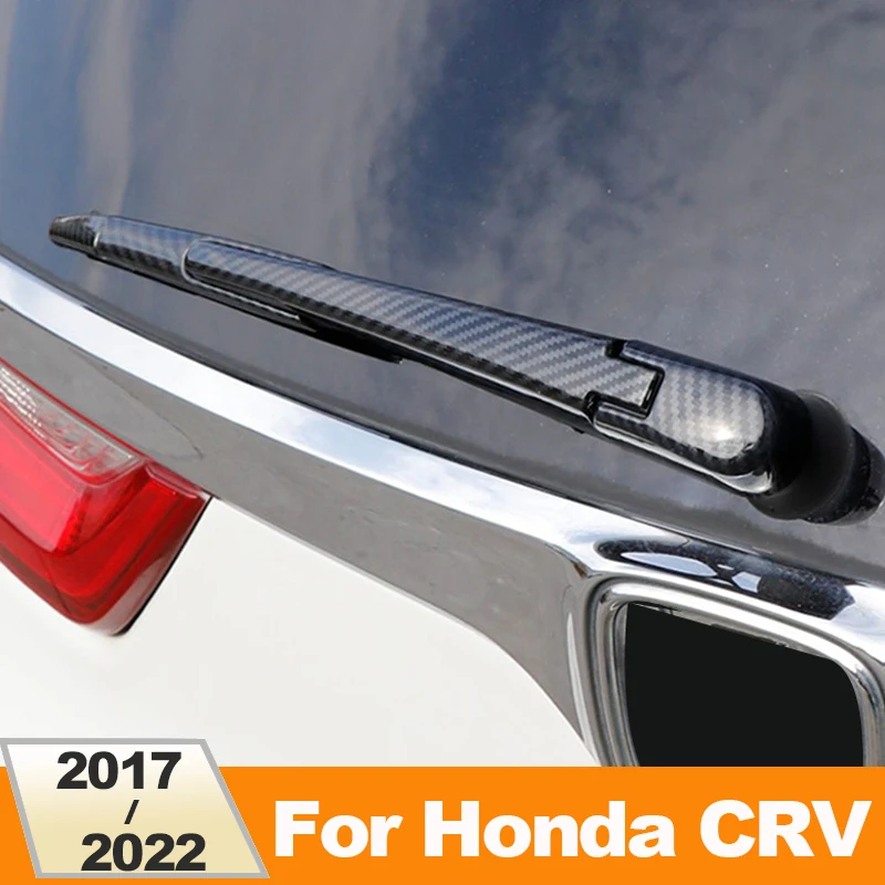 

For Honda crv CR-V 2017-2020 2021 2022 ABS Rear Window Wiper Arm Blade Cover Trim Overlay Nozzle Molding Garnish Accessories