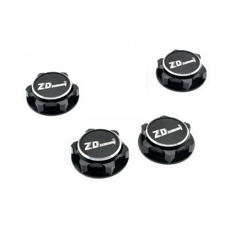 ZD 4 шт. металлические шестигранные колесные гайки 17 мм пыленепроницаемые для 1/8