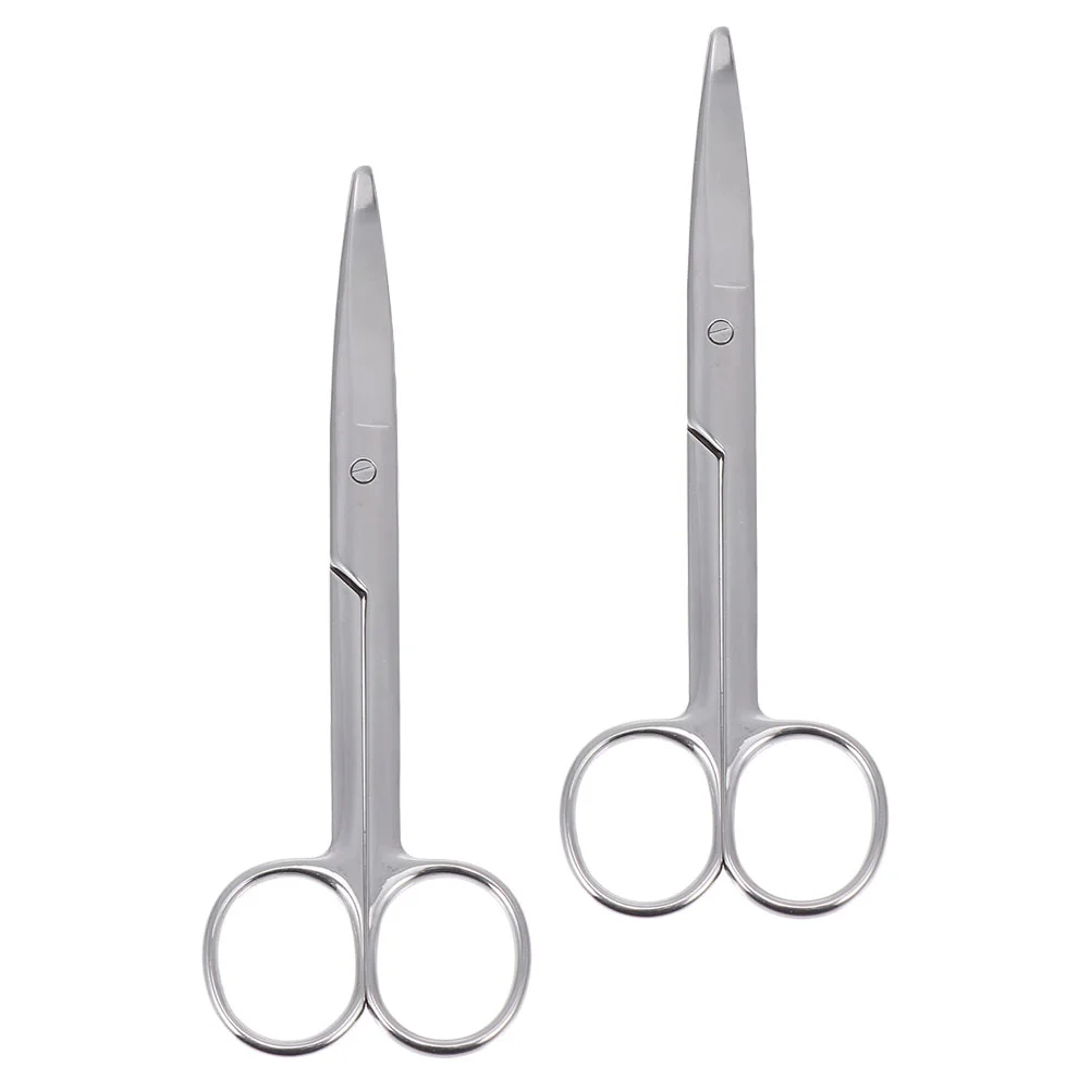 

2Pcs Stoma Bag Scissors Nursing Shears Curved Scissors for Ostomy Bags Curved Ostomy Scissors Scissors for Cutting Stoma Bags