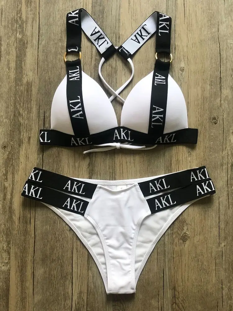 Купальники женский купальный костюм бикини пуш-ап 2019 женские на шнуровке