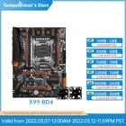 Материнская плата HUANANZHI X99 BD4 с МОП-вентилятором X99, Intel XEON E5 LGA2011-3, DDR4 RECC, без ошибок, поддерживает NVME NGFF