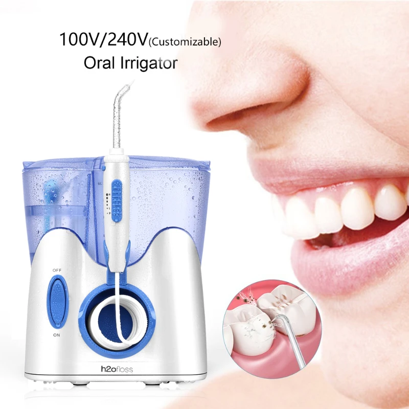 Dental Water Flosser for Teeth Cleaning with 12 Versatile Tips and 800ml Capacity Professional Countertop Oral Oral Irrigator enlarge