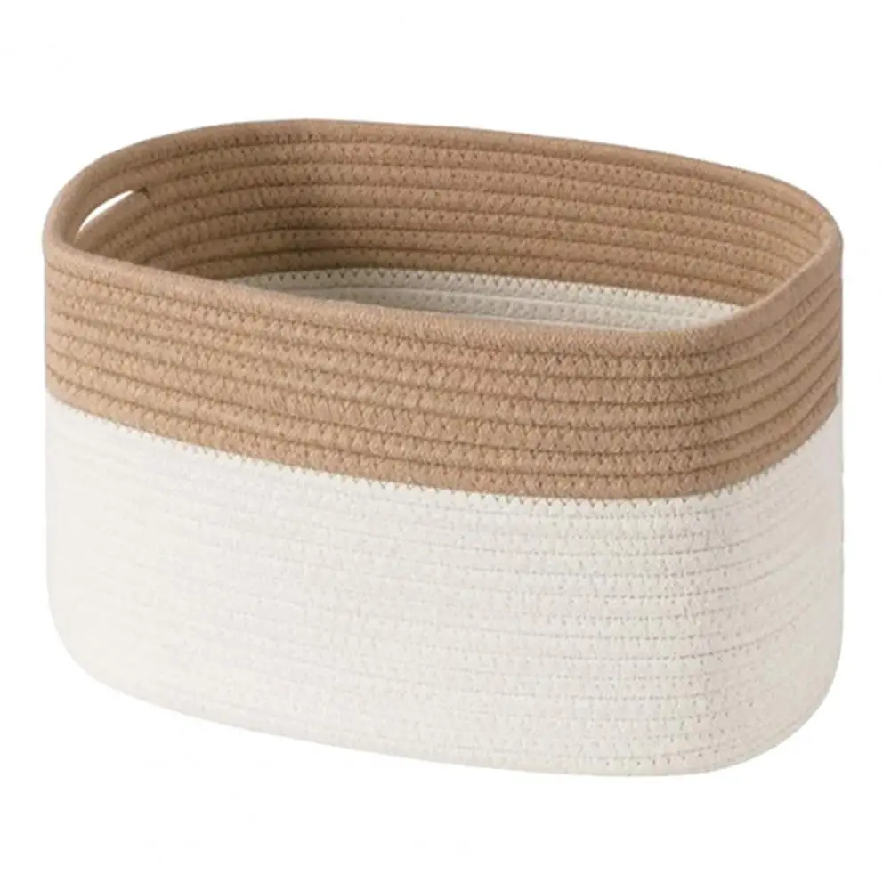 

Storage Baskets Multi-color Large Capacity Widely Applied Cotton Rope Storage Baskets Bins for Laundry Home Storage