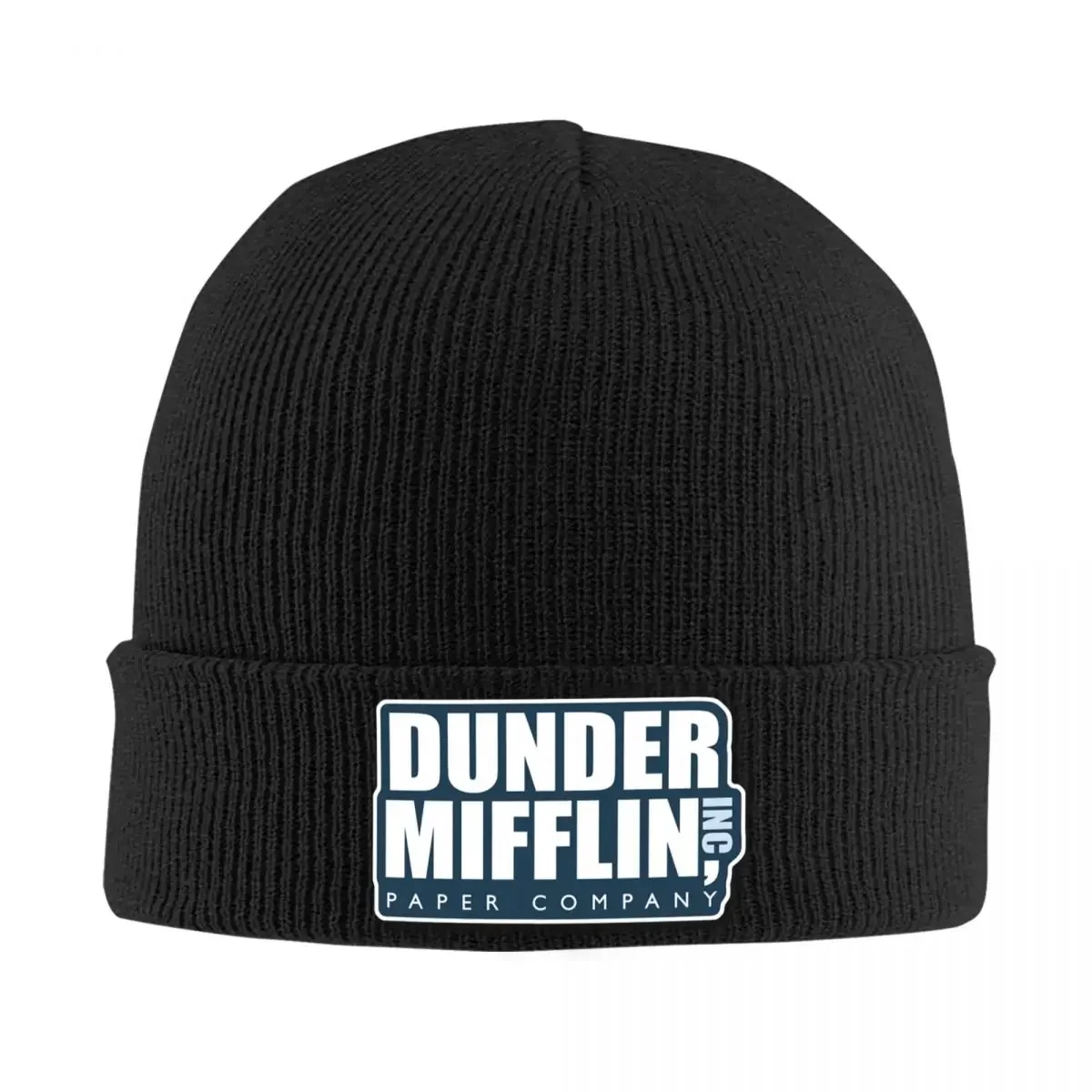 Вязаные шапки Dunder Mifflin London модные теплые эластичные толстые уличные вязаные