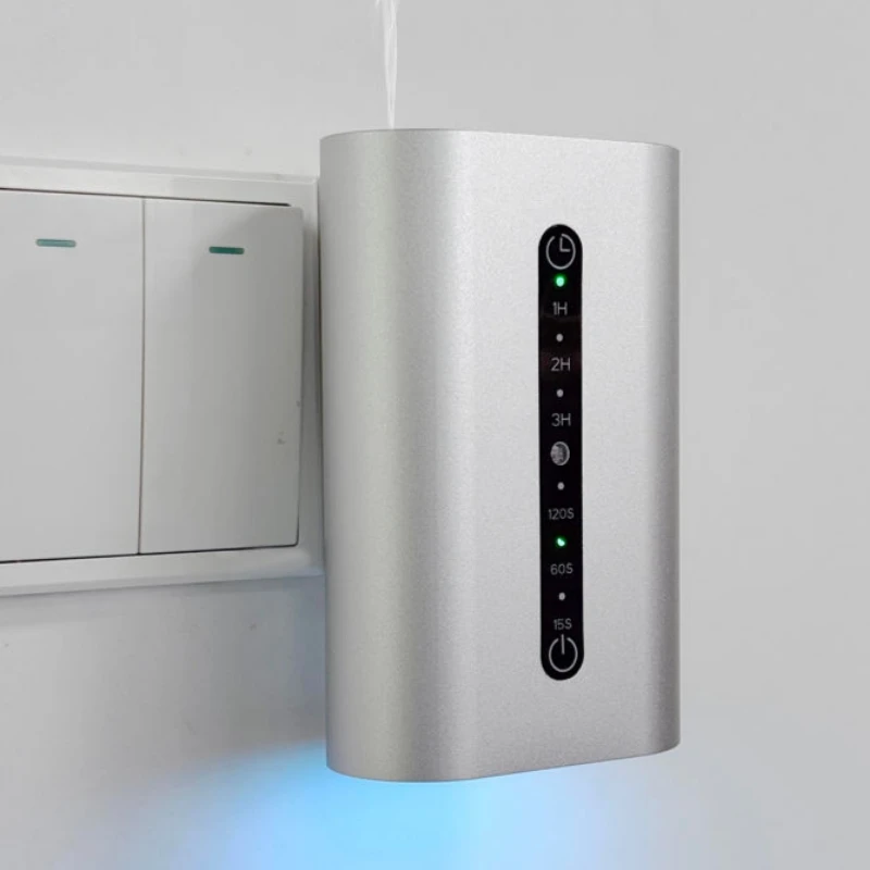Фото Умный электрический безводный диффузор для эфирных масел с Wi-Fi управлением, настенный, для помещений до 55 кв.м. №1