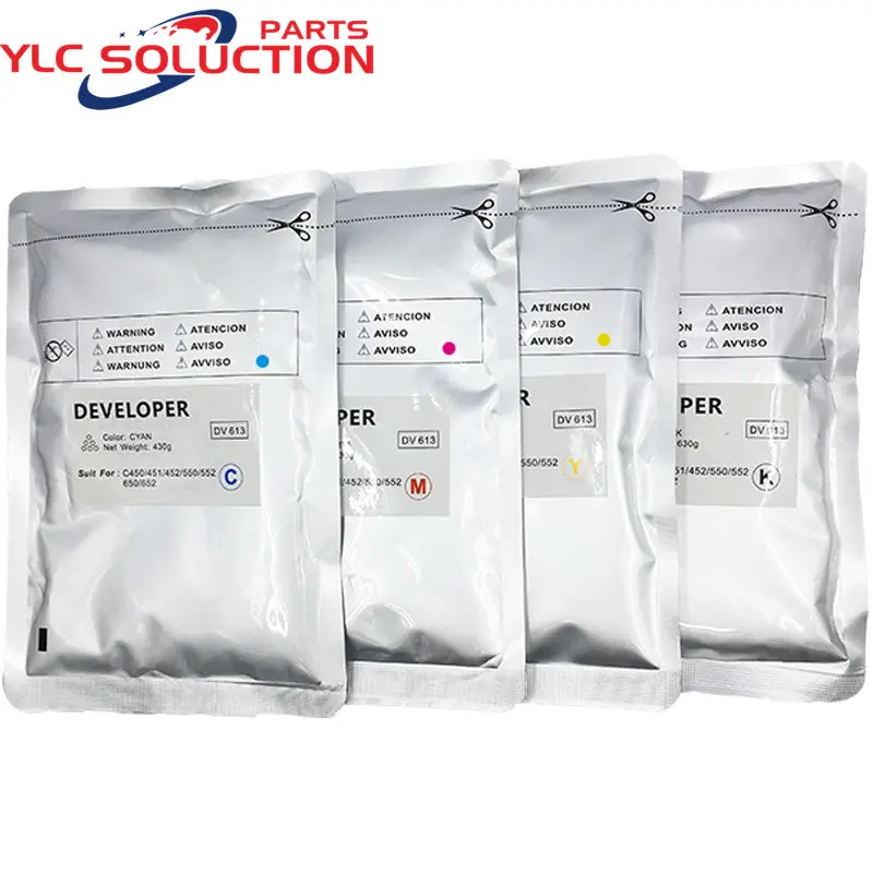 

1Set DV313 DV-313 C258 Developer Iron Powder CMYK for Konica Minolta Bizhub C308 C368 C458 C558 C658 C 258 308 368 458 558