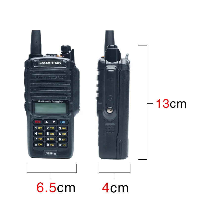 2021 Baofeng 9R plus Waterproof IP67 Walkie Talkie High Power CB Ham 50 20 KM Long Range UV9R portable Two Way Radio Dropshippin | Мобильные