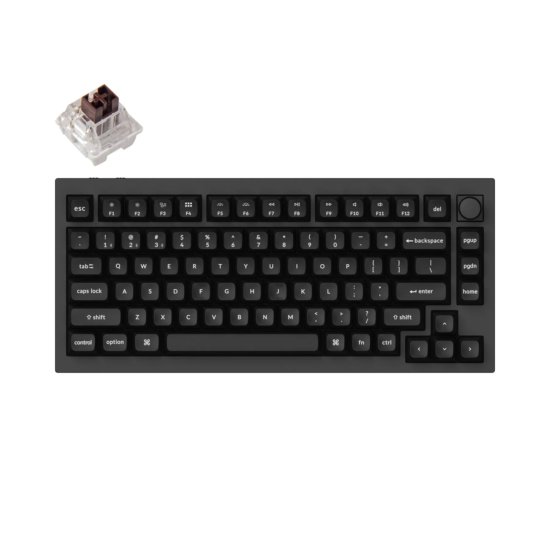 Keychron Q1 Pro ручка QMK полностью собранная Беспроводная механическая клавиатура на заказ Специальный выпуск KSA двойные колпачки клавиш PBT